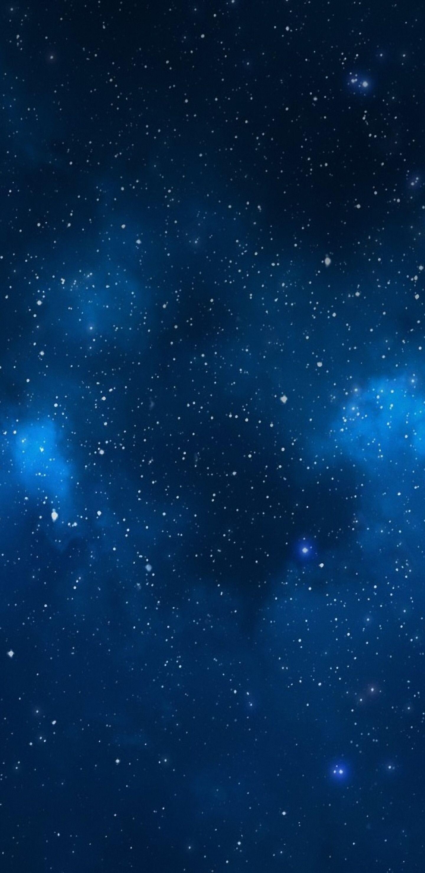 1440x2960 ​​Hình nền bầu trời Galaxy Hình nền màu xanh đậm độc đáo Galaxy Tranquil