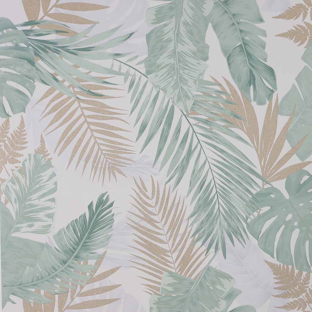1000x1000 Arthouse Soft Tropical Green Wallpaper