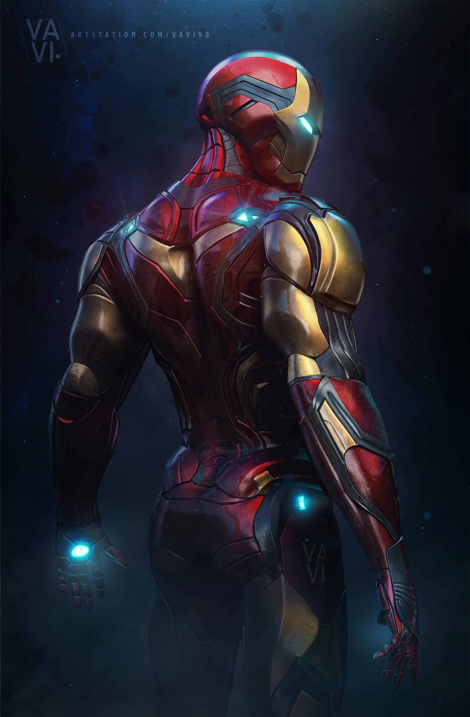 1900x2896 Fanart Iron Man MARK 85 Sculpt Cover Art