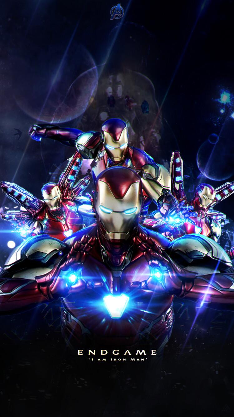 750x1334 Iron Man Mark 85 Wallpaper