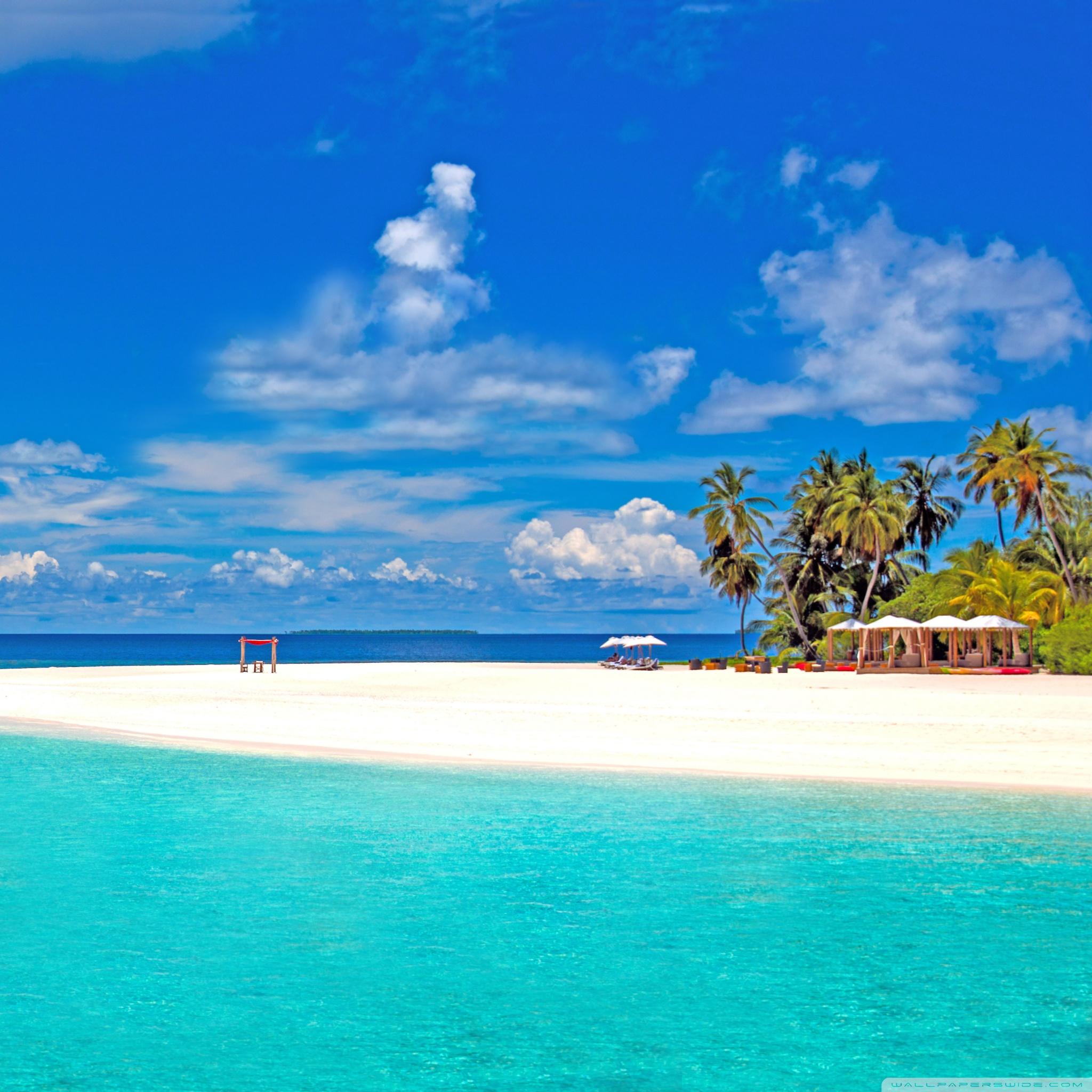 2048x2048 Tropical Beach 1 Ultra HD Desktop Background Wallpaper for : Multi Display, Dual Monitor : Tablet