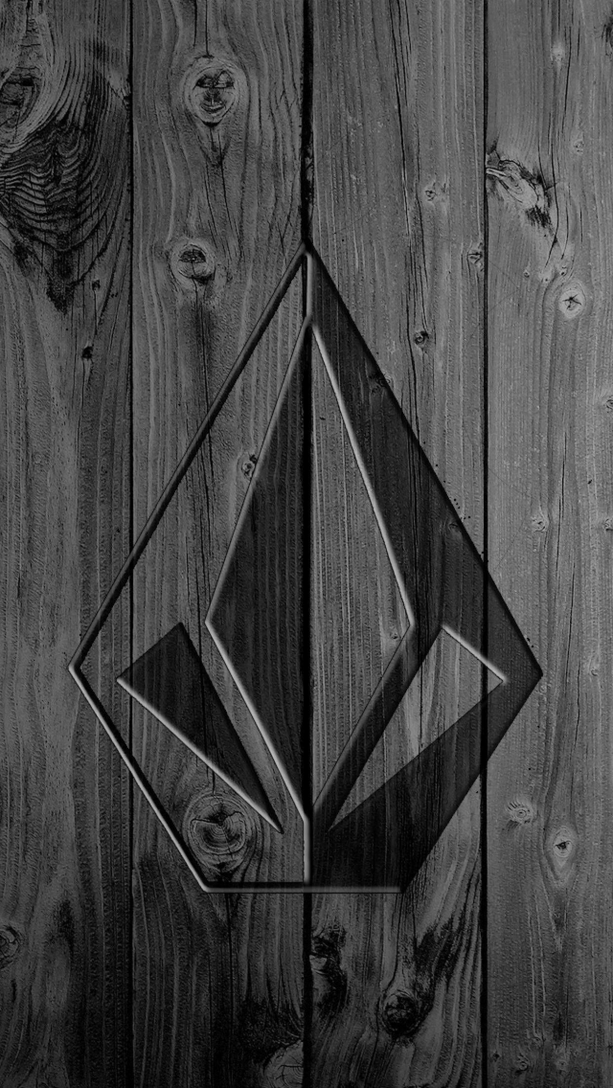 1242x2204 Volcom Stone Logo Wallpaper