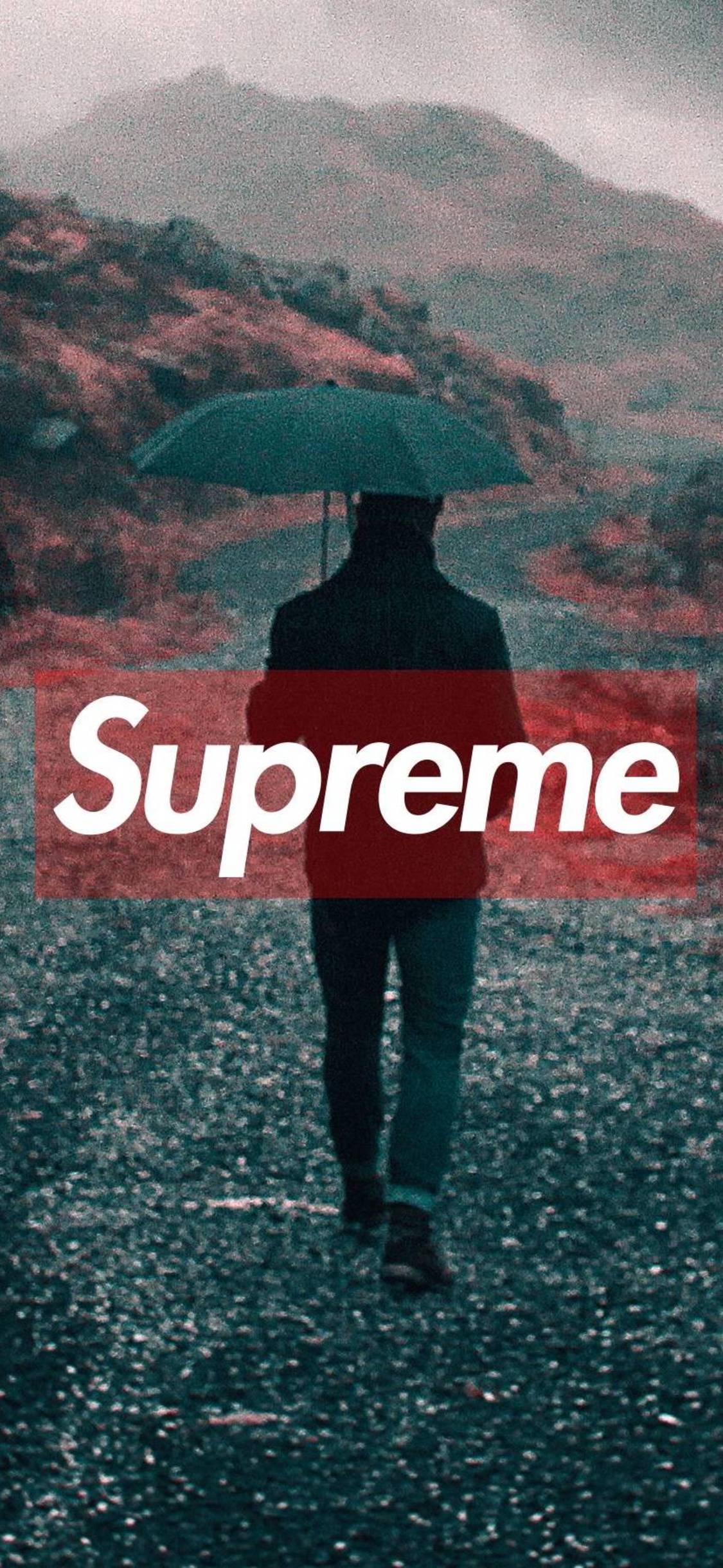1125x2436 Supreme iPhone Wallpaper