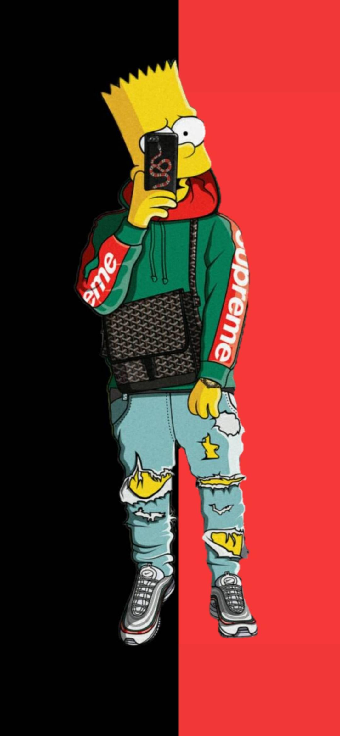 1080x2340 iPhone Supreme Wallpaper