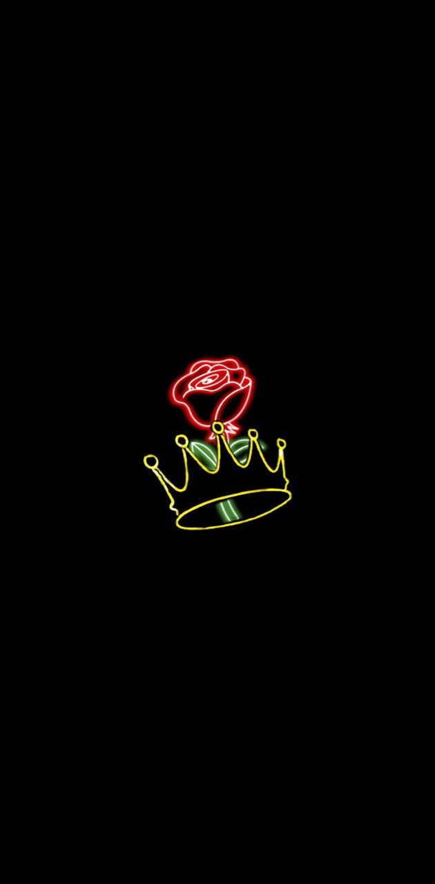 630x1280 Rose crowned wallpaper