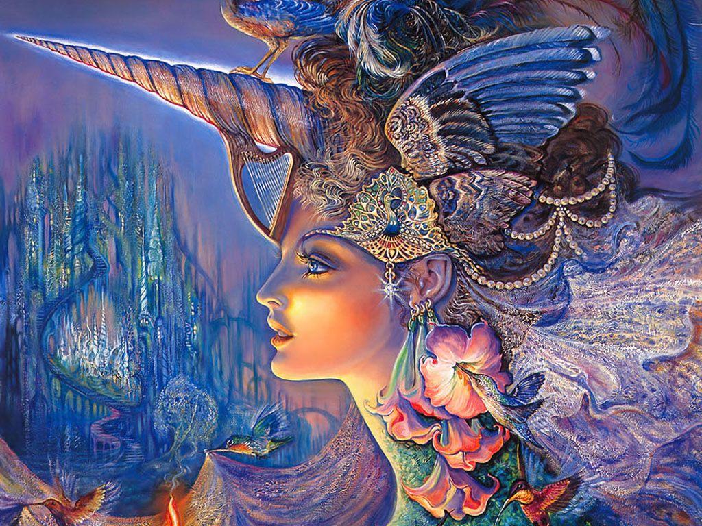 1024x768 Mystical Fantasy Paintings of Josephine Wall 1024x768 NO.23 Desktop