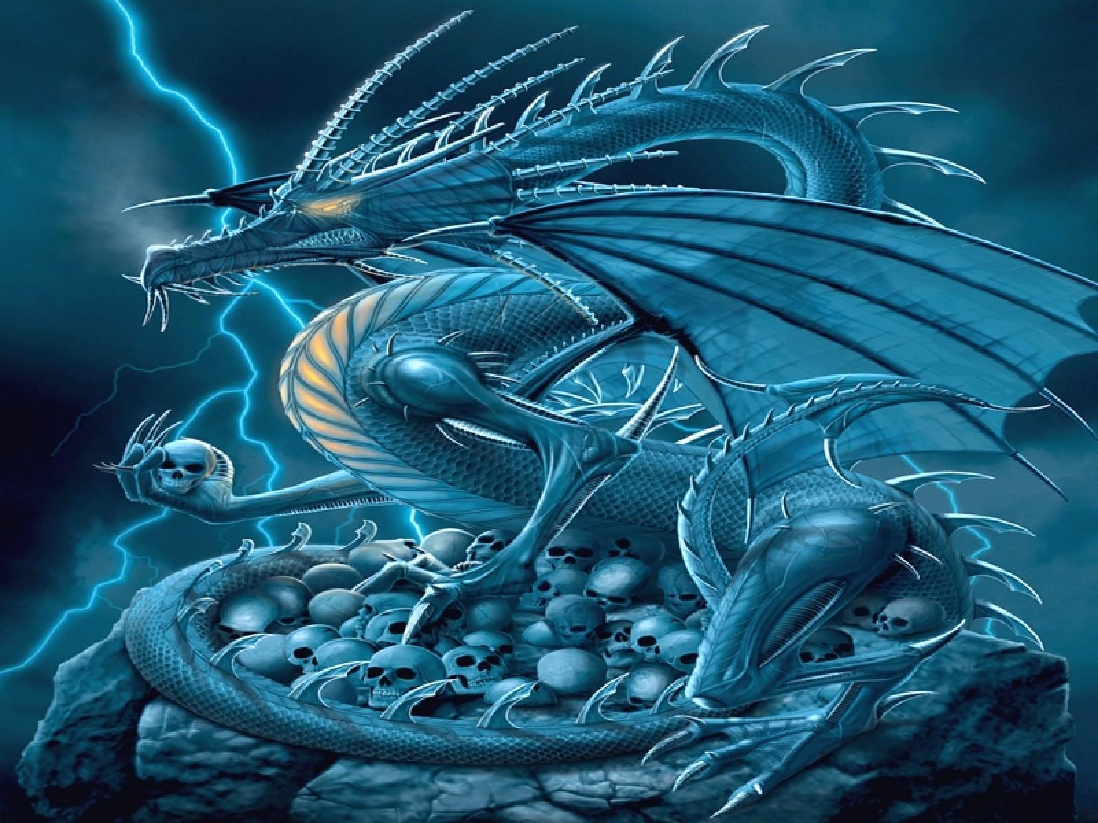 1600x1200 Animated Dragon Wallpaper