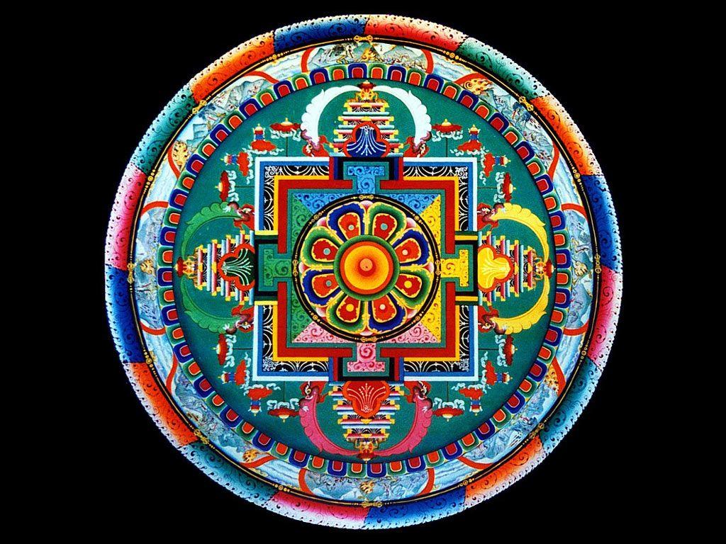 1024x768 Buddhist Mandala Wallpaper Free Download
