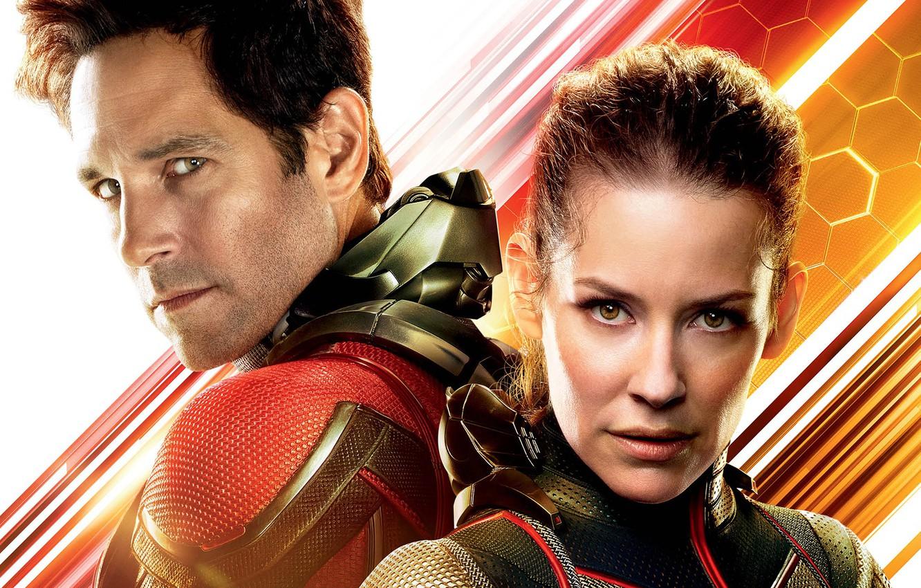 1332x850 Wallpaper Background, Fiction, Evangeline Lilly, Poster, Comic, Costumes, Superheroes, Evangeline Lilly, MARVEL, Wasp, Paul Rudd, Paul Rudd, Ant Man, Scott Lang, Hope Van Dyne, Ant Man And The Wasp Image For Desktop, Section фильмы