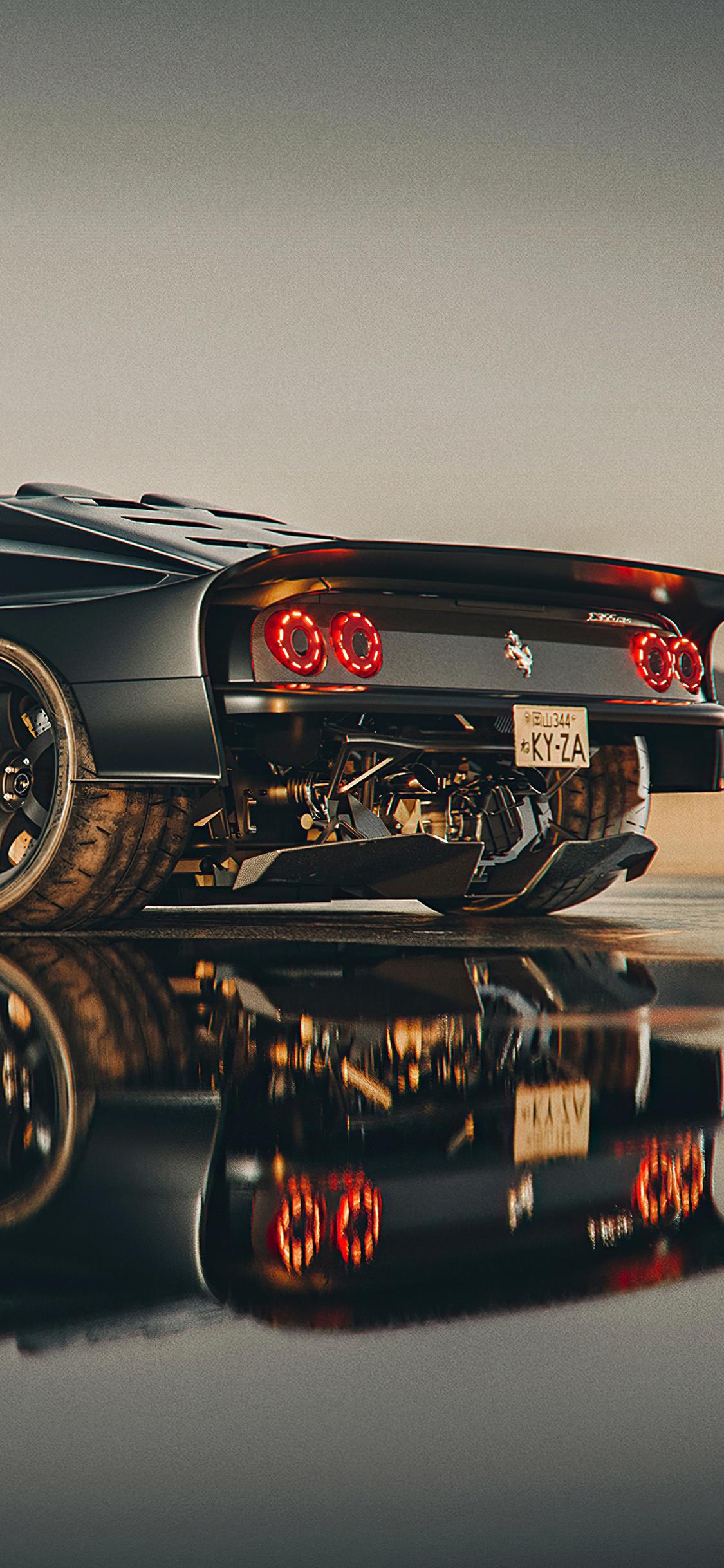1125x2436 Ferrari F355 Modified 4k iPhone XS, iPhone iPhone X HD 4k Wallpaper, Image, Background, Photo and Picture