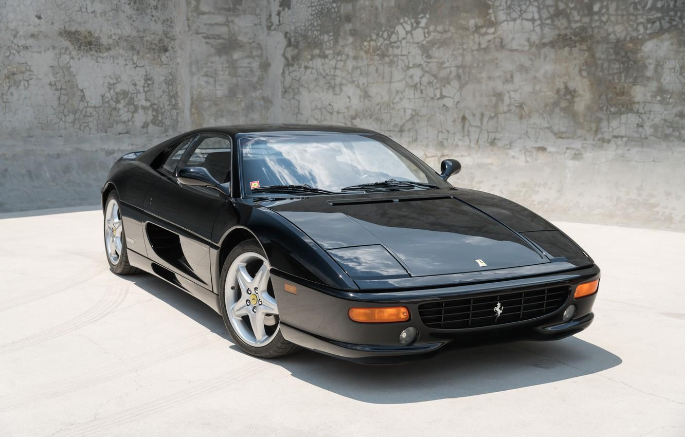 1332x850 Wallpaper Classic, Black, Supercar, Ferrari F355 Berlinetta image for desktop, section ferrari