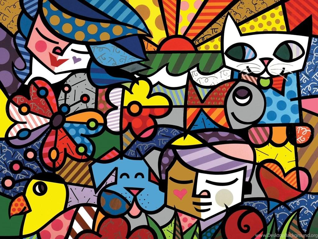 1024x768 Modern Art HD Wallpaper Desktop Background