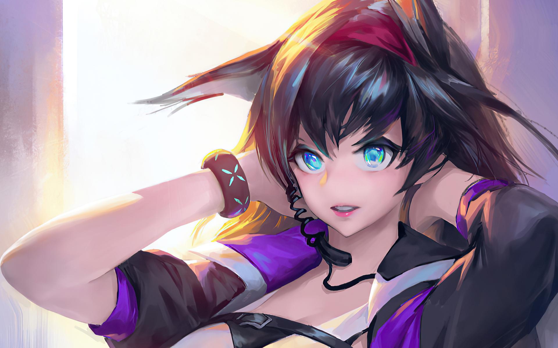 1920x1200 Cute Anime Girl 4k 1080P Resolution HD 4k Wallpaper, Image, Background, Photo and Picture