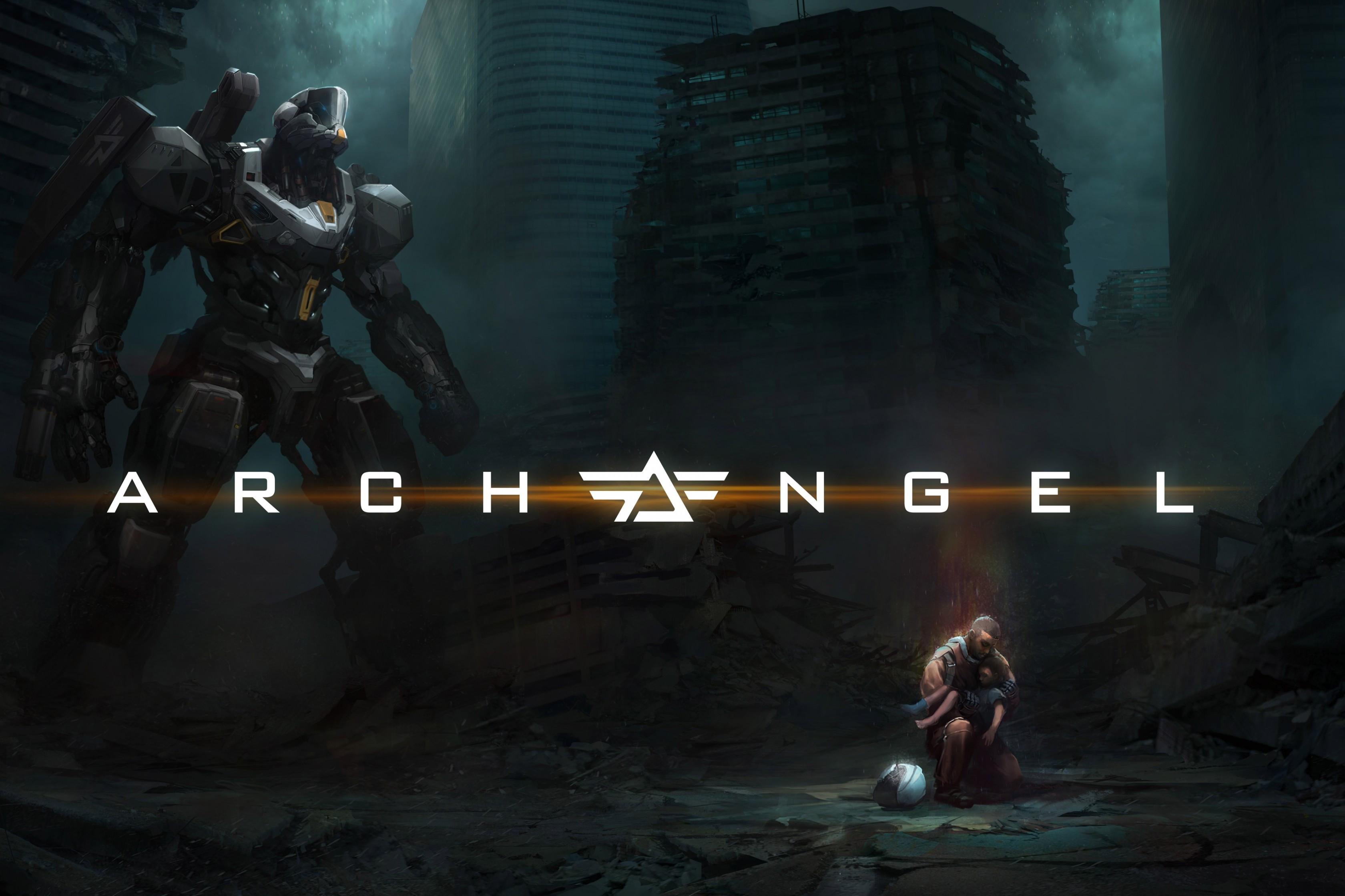 3360x2240 Download 3360x2240 Archangel, Vr Games, Playstation, Robot, Sci Fi, Destruction Wallpaper