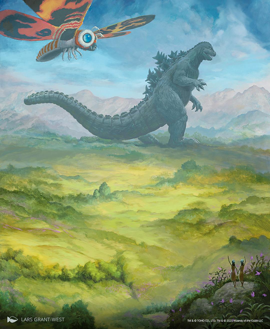 1080x1313 Magic The Gathering Godzilla Lands, HD Artwork Shared