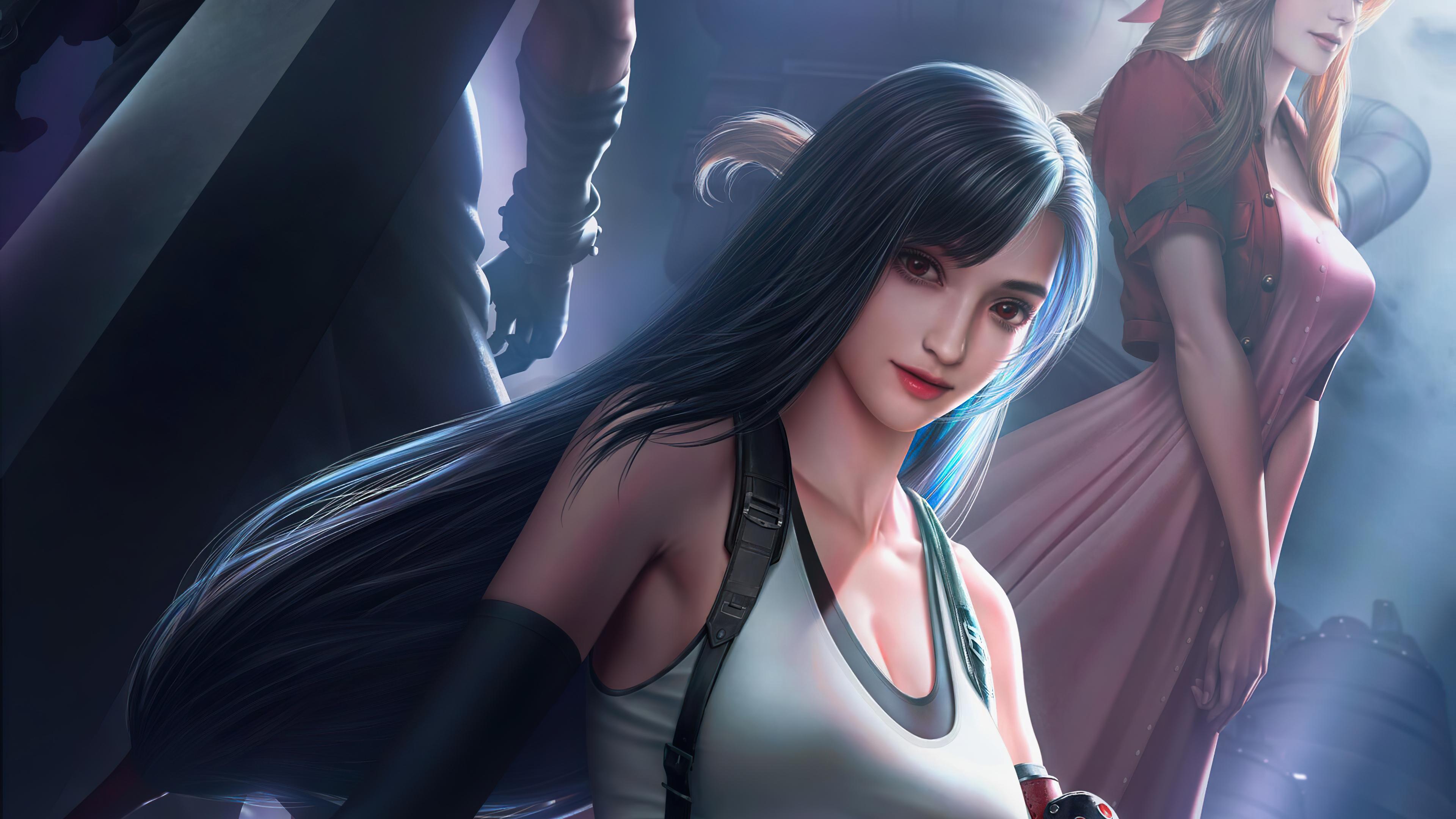 3840x2160 Final Fantasy Tifa 4k Desktop Wallpaper