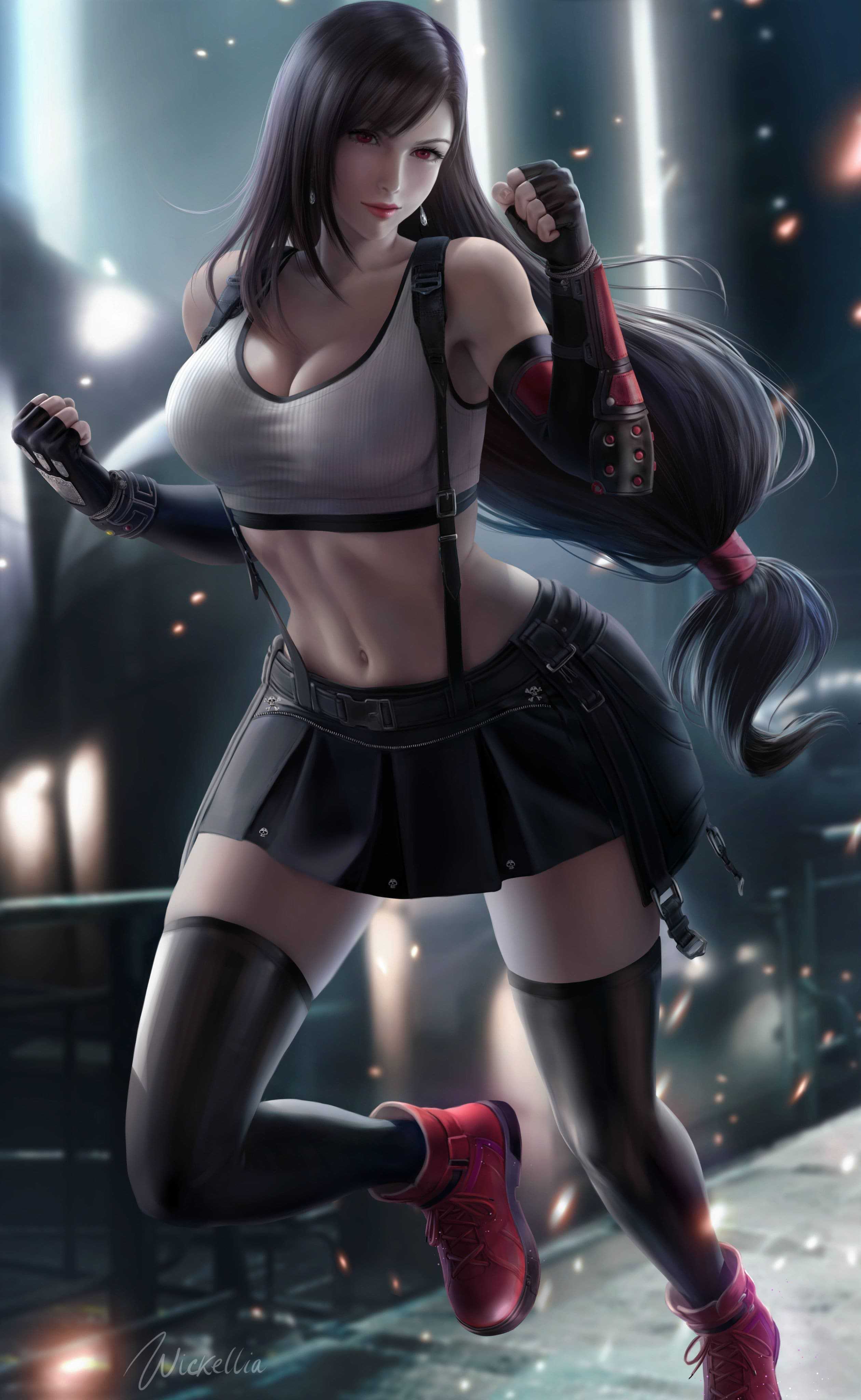 2520x4096 Tifa Lockhart Wallpaper Phone Free HD Wallpaper