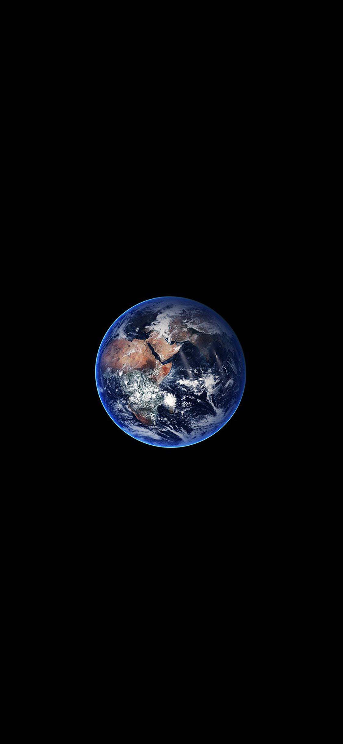 1125x2436 Earth Amoled Wallpaper for iPhone