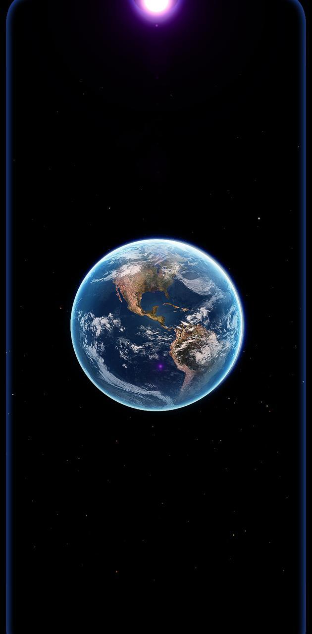 630x1280 Amoled earth space wallpaper