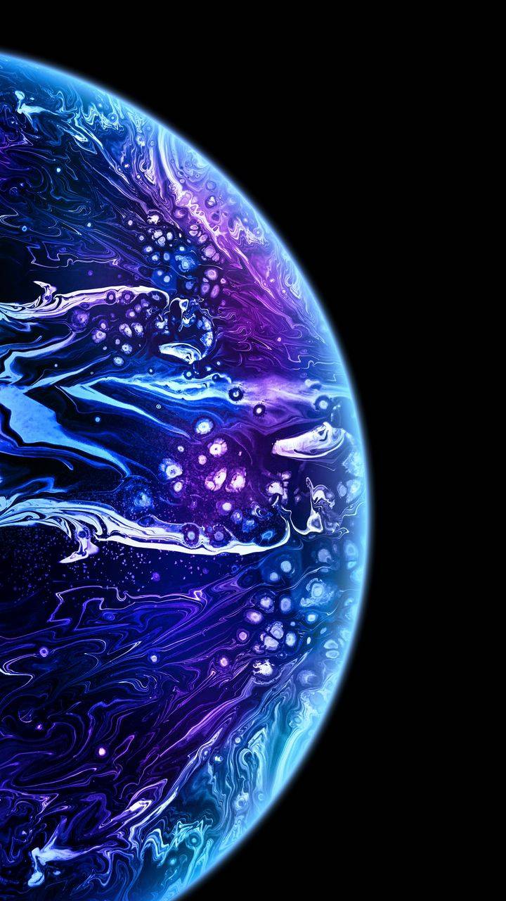 720x1280 Amoled Wallpaper Space Planet Wallpaper : iPhone Wallpaper