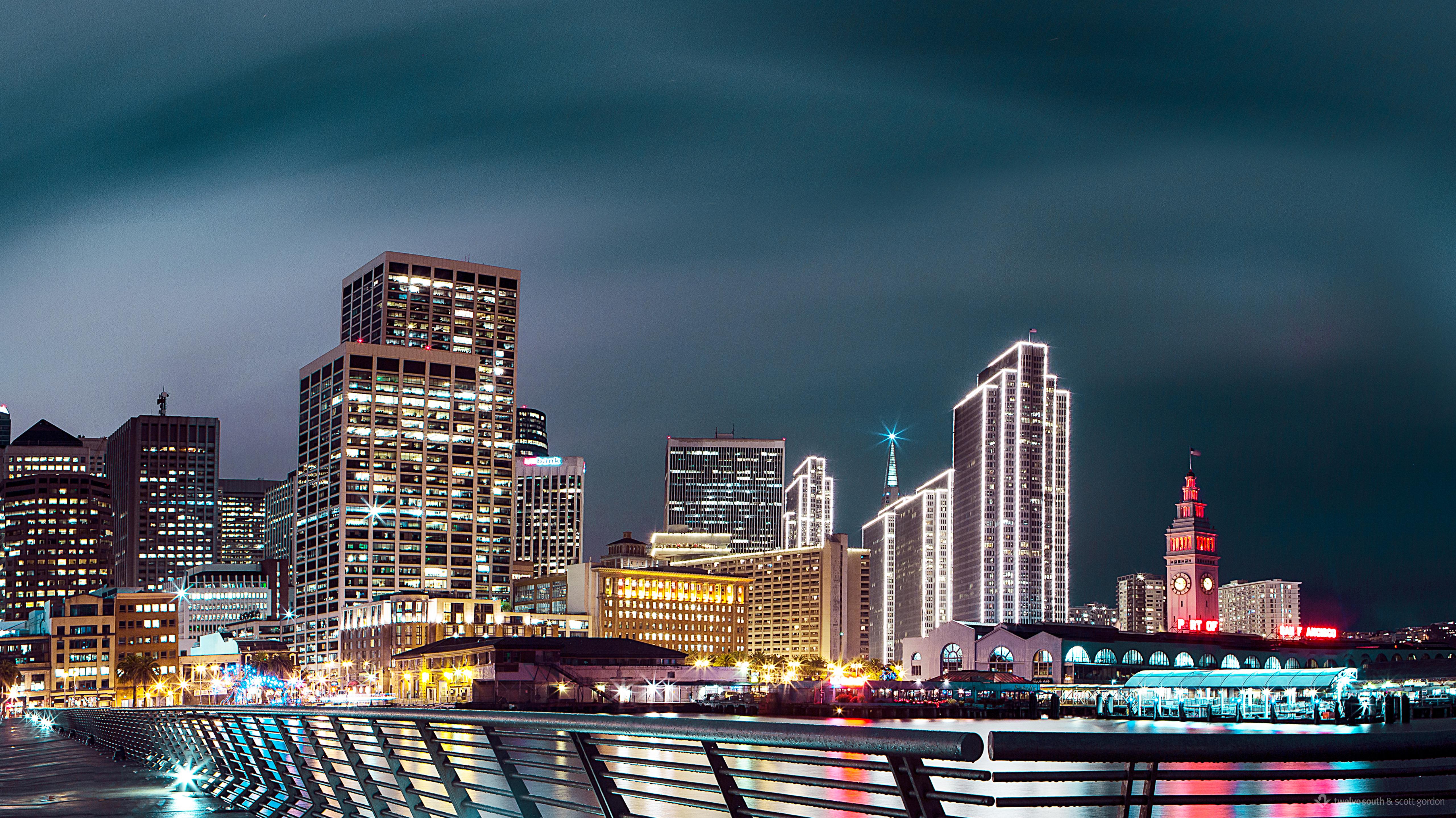 5122x2880 Dual Screen Wallpaper: Fall in San Francisco