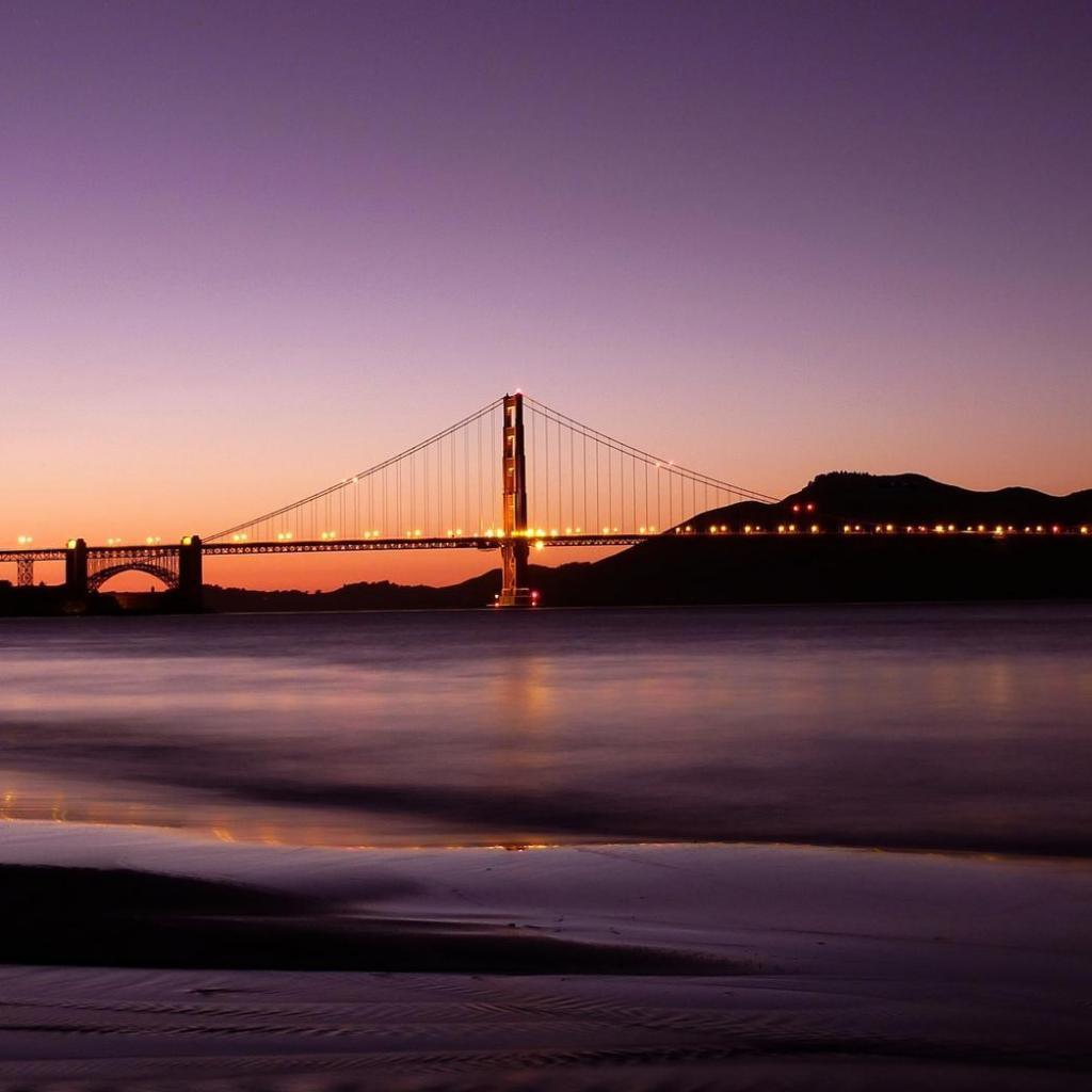 1024x1024 Golden Gate Bridge. iPad Wallpaper free iPad wallpaper & background