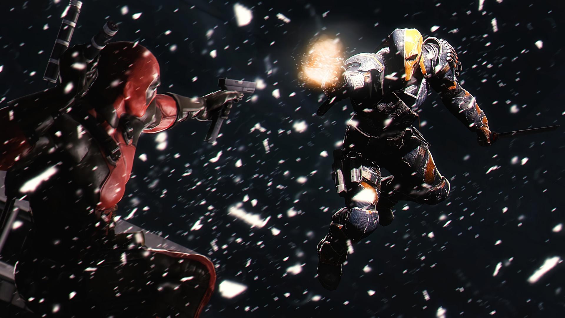 Deathstroke Vs Deadpool Logo Wallpapers Top Free