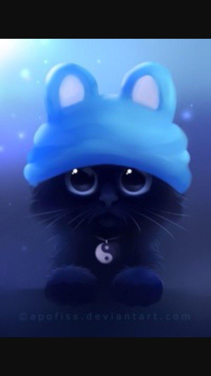 720x1280 Cute Anime Animals Wallpaper