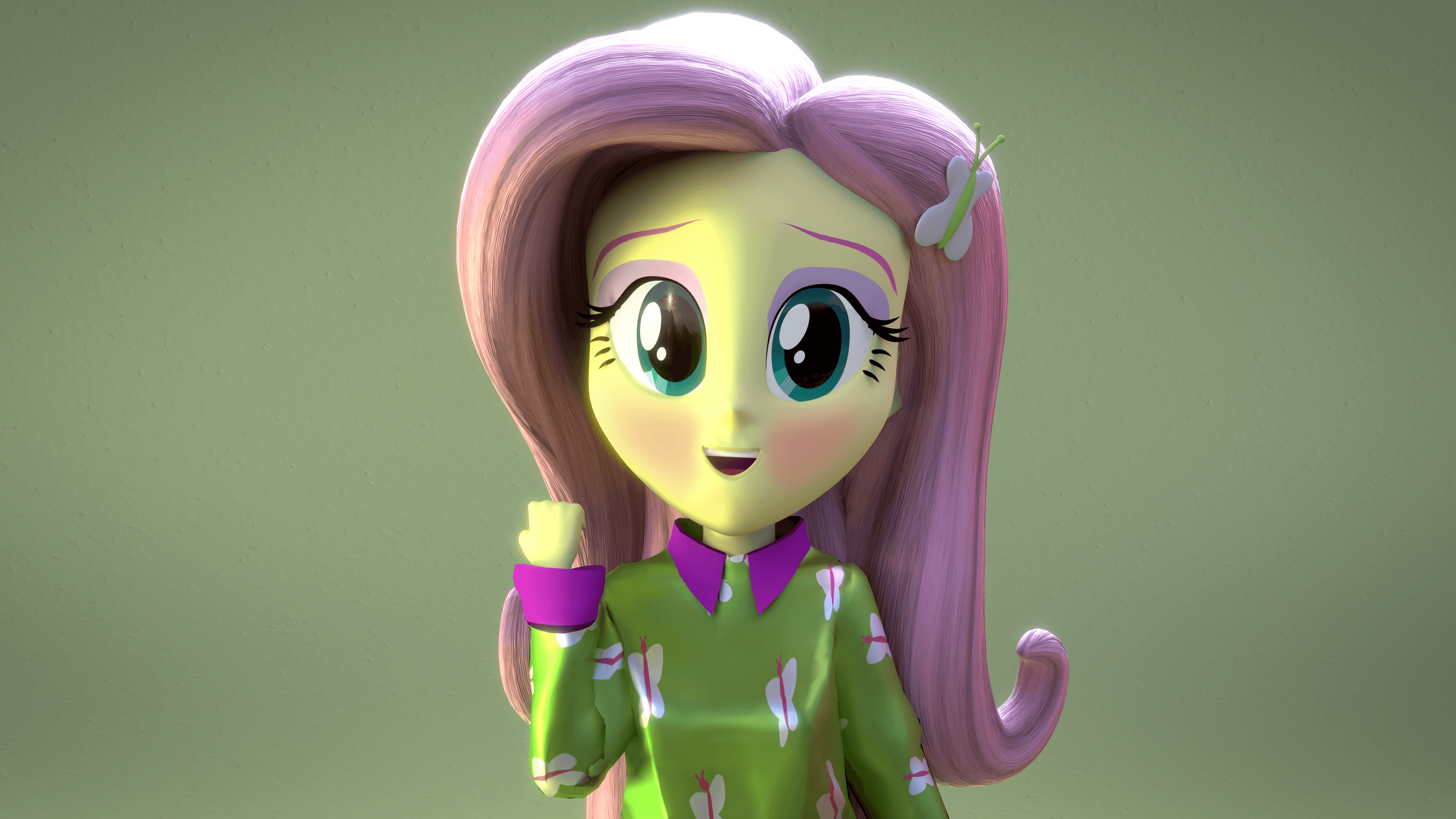 3840x2160 Fluttershy *4K Ultra HD Wallpaper* By Fluttershy Ek