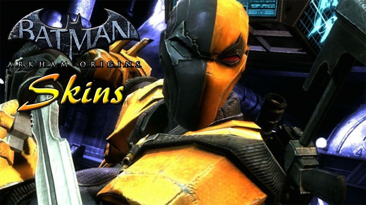 1280x720 Batman: Arkham Origins. Deathstroke Injustice Skin Gameplay