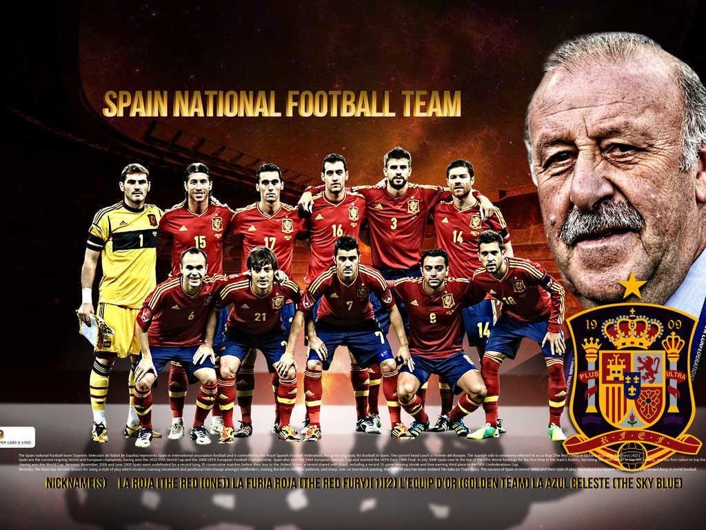 1024x768 Spain National Football Team Wallpaper