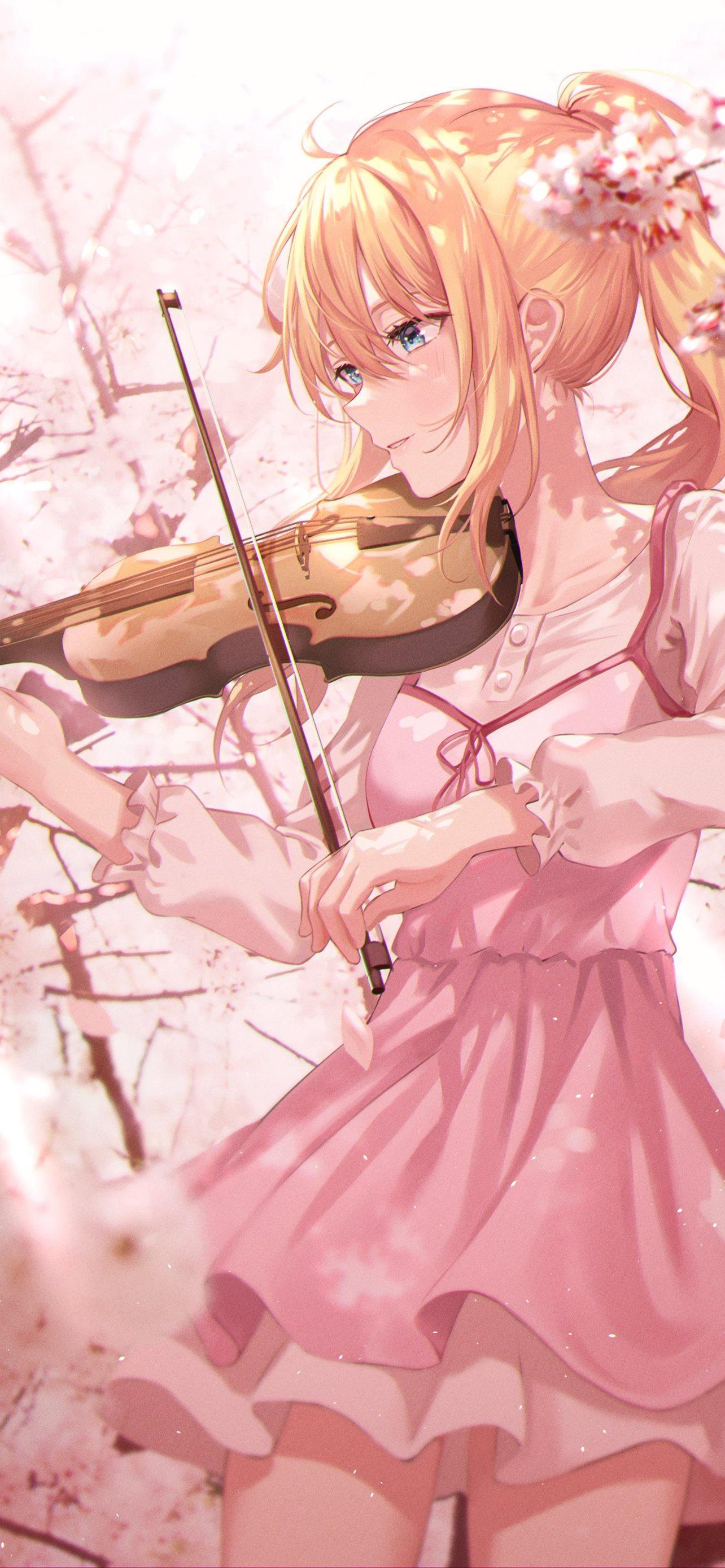 1284x2778 A Spring Without You Kaori Your Lie in April Otaku. iPhone Wallpaper Free Download