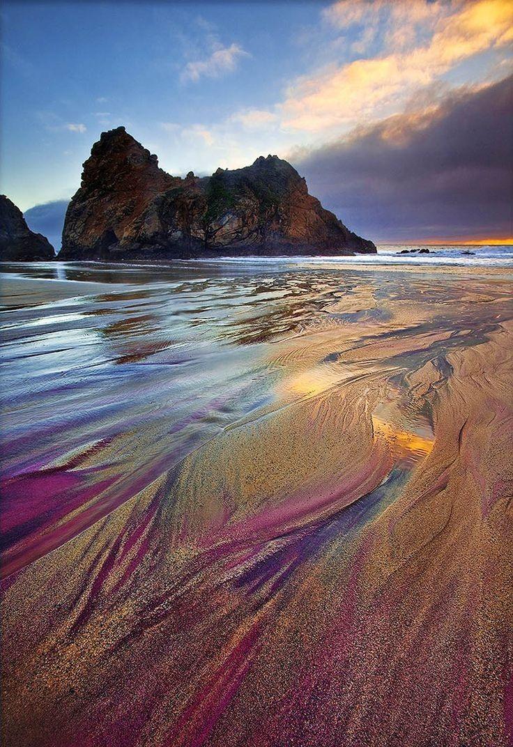 736x1072 Rock Nature Sunset Pheiffer Malibu California Beach Wallpaper