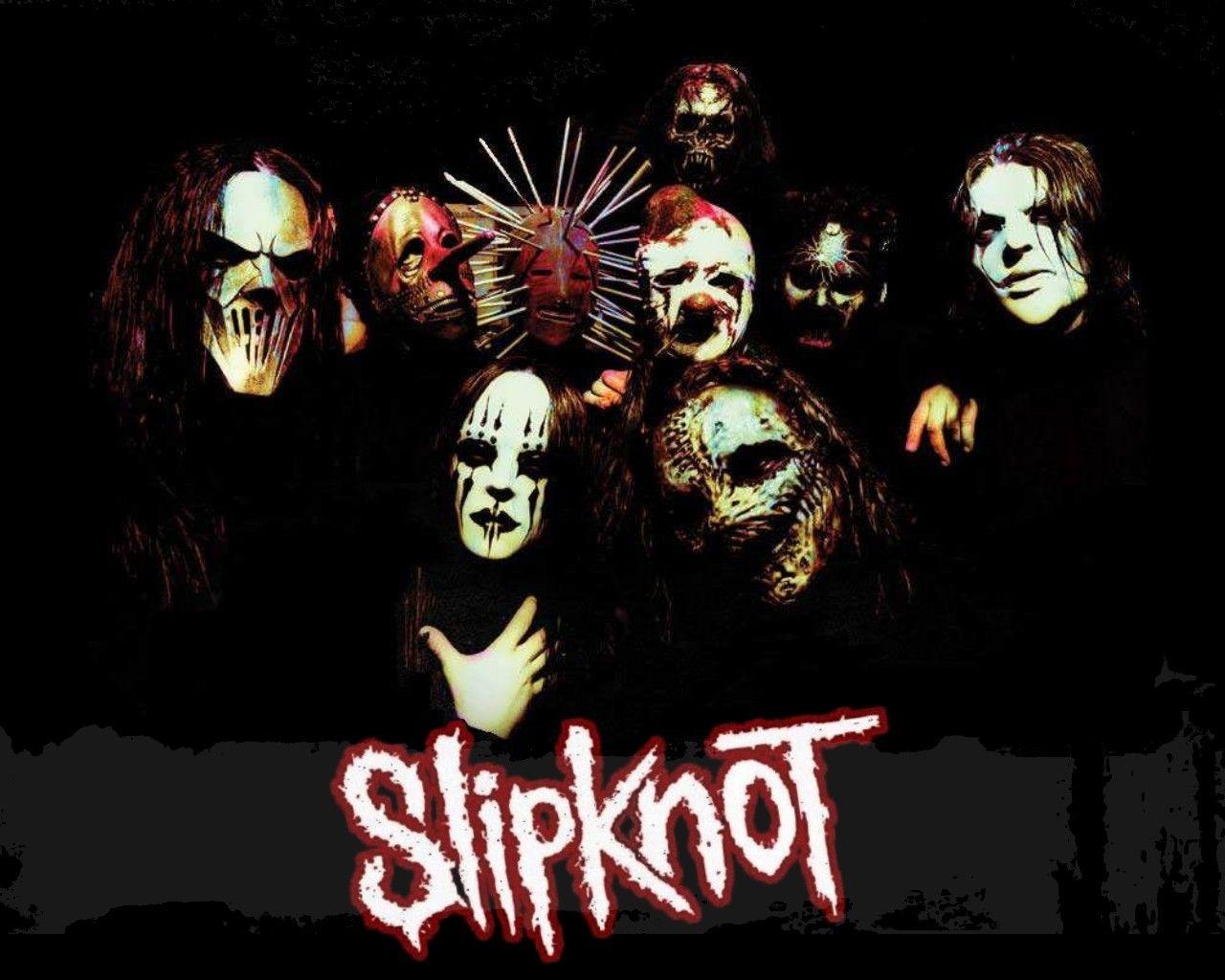 1280x1024 banda de rock. Garota Do Rock: Wallpaper de bandas de rock e metal. Slipknot, Heavy metal bands, Wallpaper