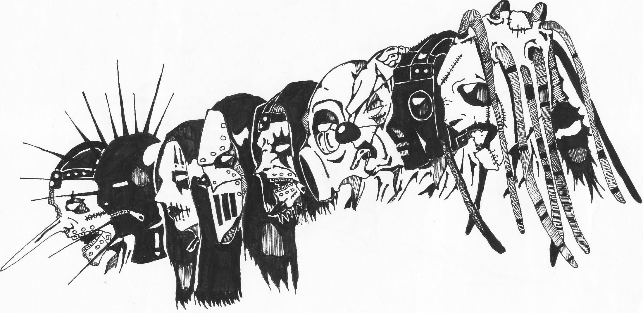 2199x1070 Slipknot Nu Metal Heavy Metal Shock Rock Wallpaper:2199x1070