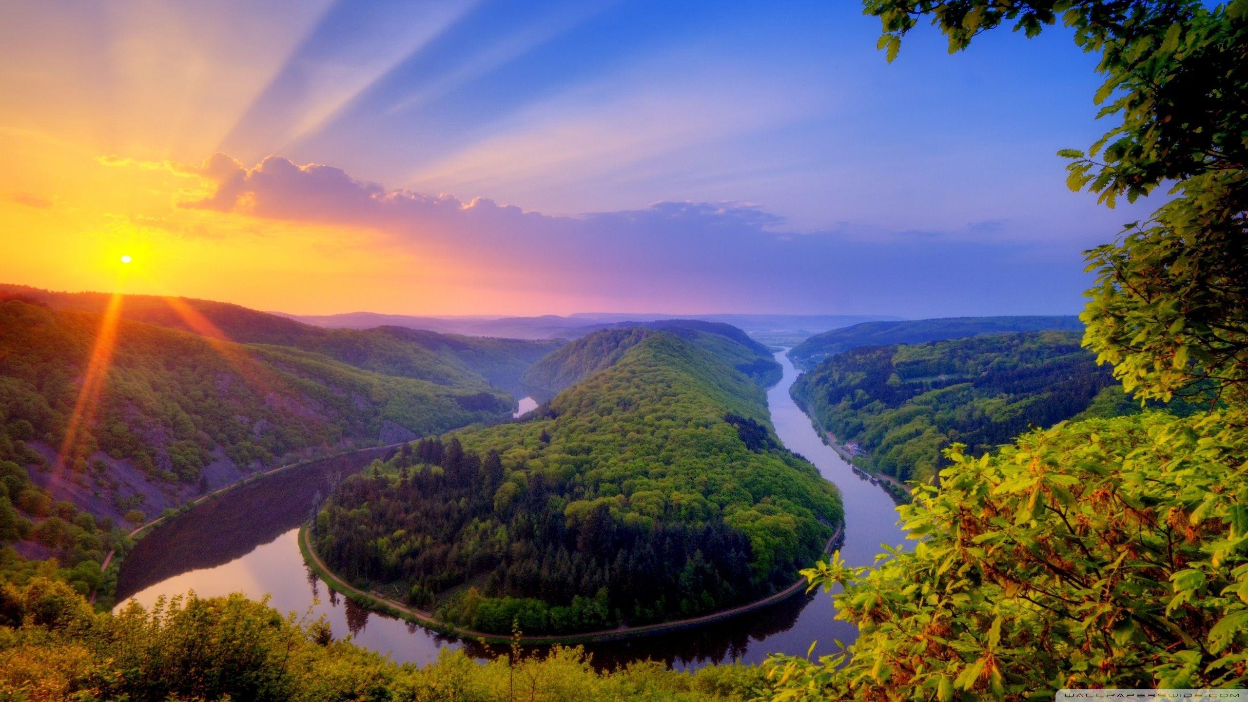 2560x1440 Saar Loop At Mettlach, Germany ❤ 4K HD Desktop Wallpaper for 4K