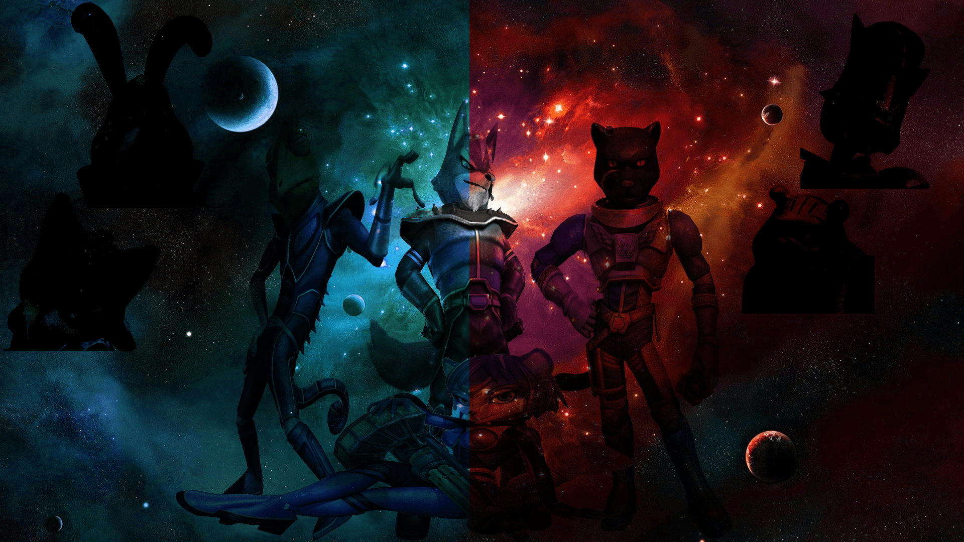 1920x1080 Star Wolf Project Background