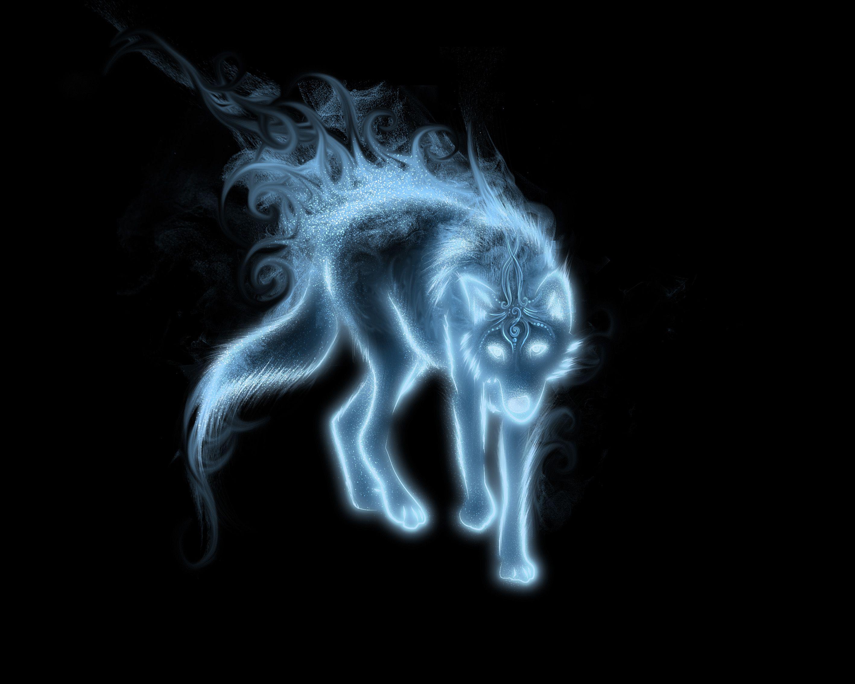 2835x2268 Blue Fox Background. Blue Wallpaper, Cute