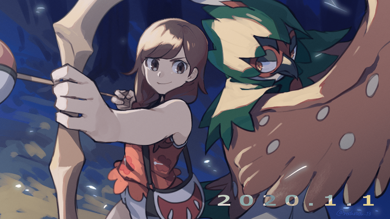 1280x720 Download 1280x720 Decidueye, Pokemon Special, Moon, Archer Wallpaper