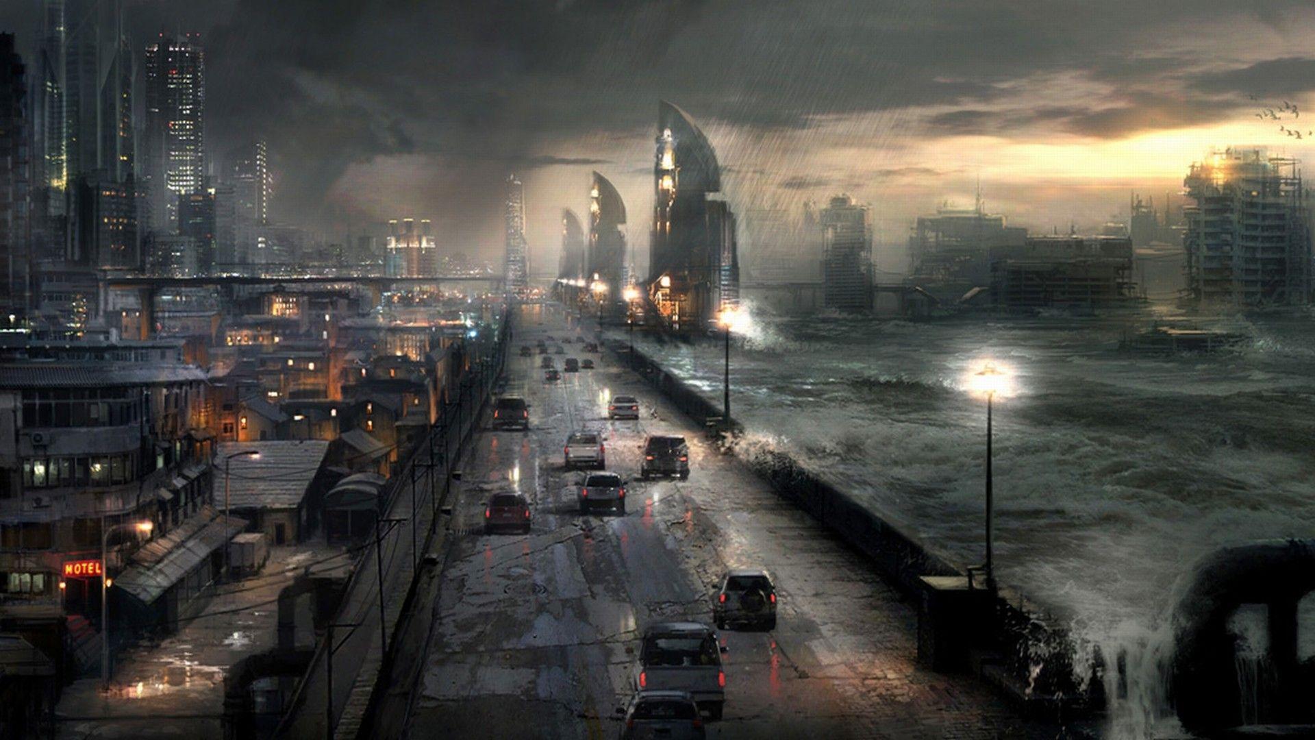 1920x1080 Futuristic City Wallpaper 1920x1080