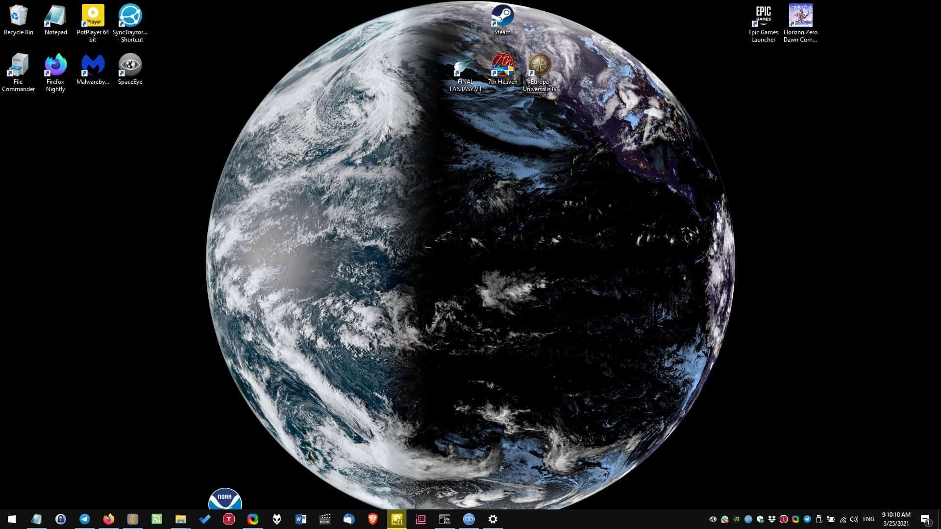 1920x1080 SpaceEye fetches satellite image of the Earth and sets it as your desktop wallpaper Tech News