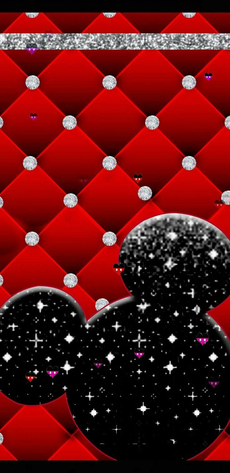 736x1512 Red Minnie Mouse Wallpaper