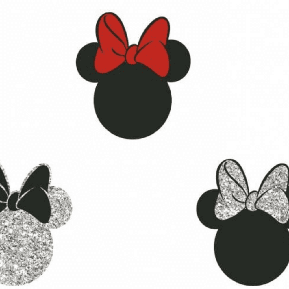 1000x1000 Rose Gold Minnie Mouse