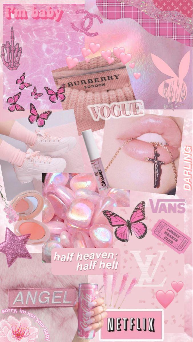 676x1200 Soft Pink Aesthetic Wallpaper