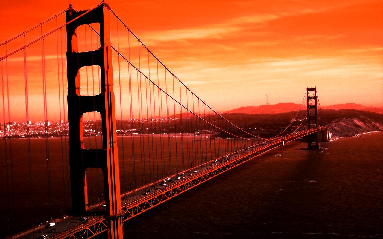 1280x800 Golden Gate wallpaperx800
