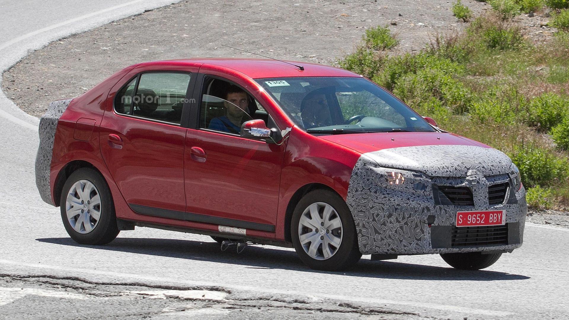 1920x1080 Dacia Logan sedan, wagon spy shots could indicate new engine