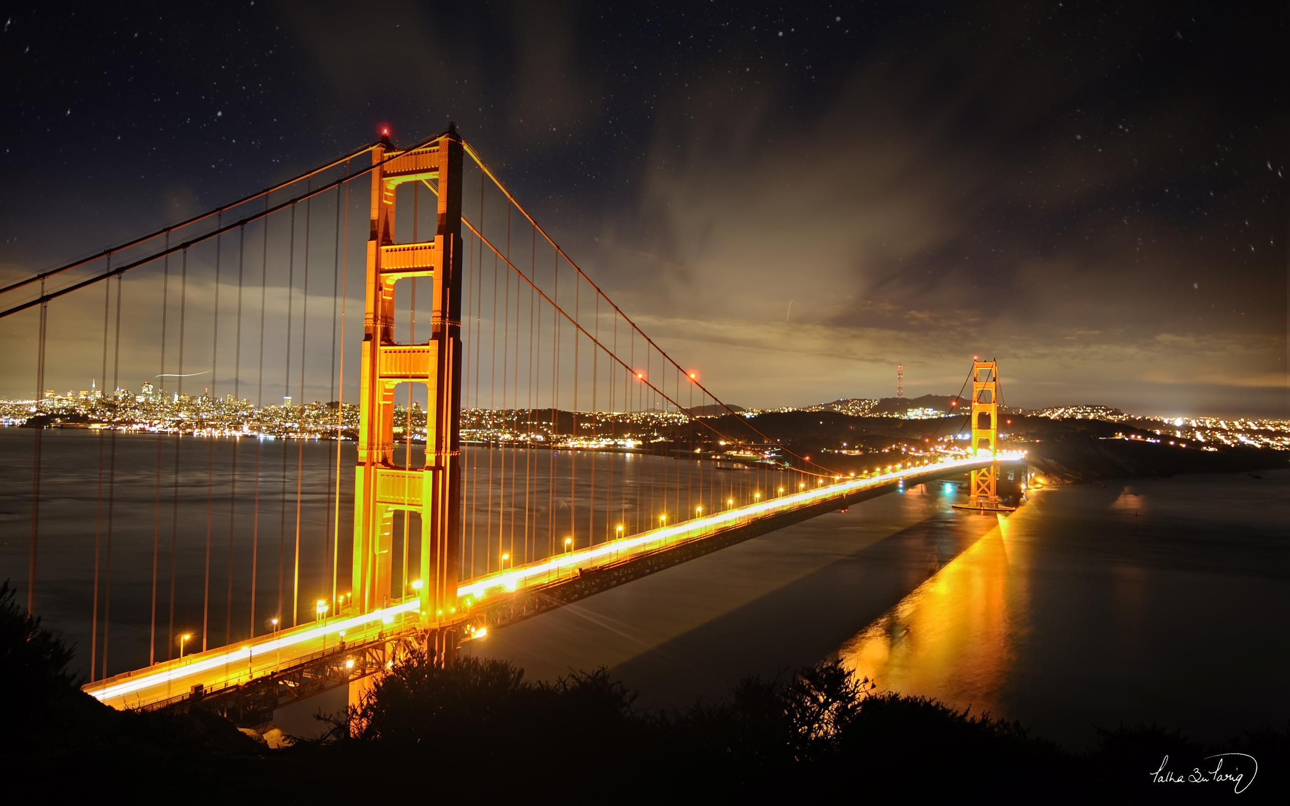2560x1600 Golden Gate HD Wallpaper