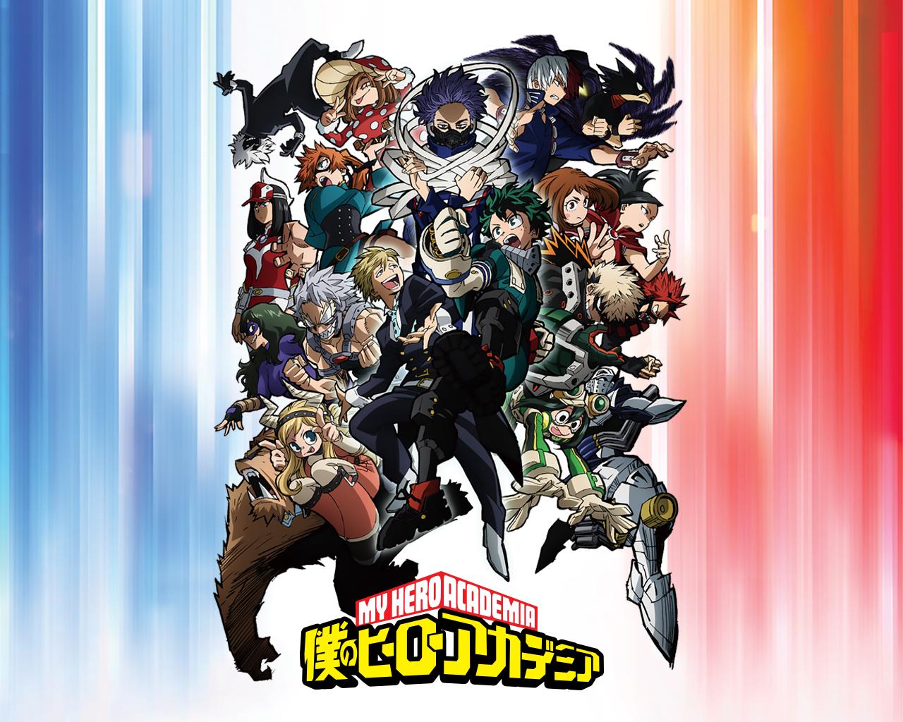 1280x1024 My Hero Academia Season 5 Promo Art Wallpaper with Monocle