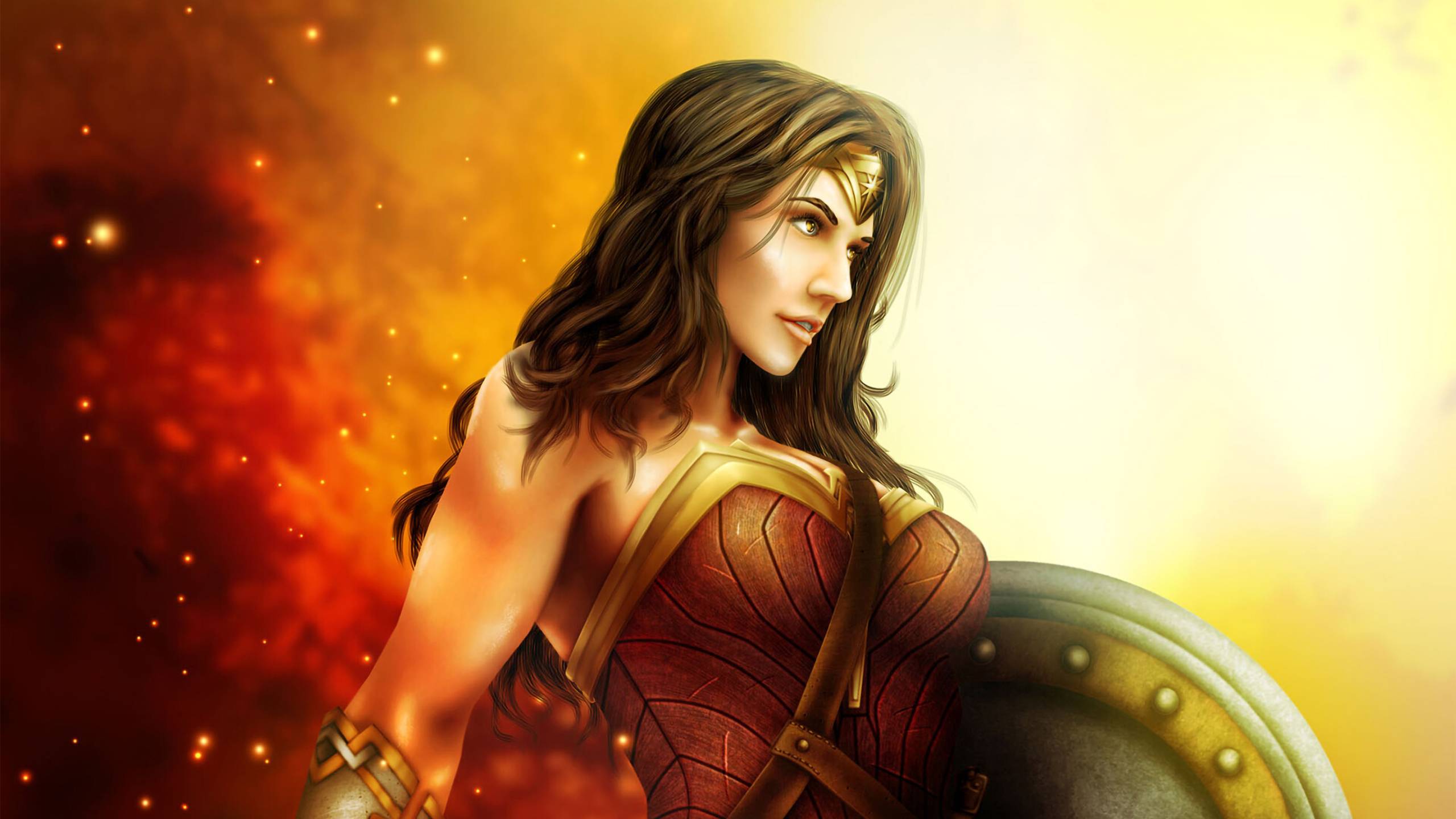 2560x1440 New Wonder Woman 2 Art 1440P Resolution Wallpaper, HD Superheroes 4K Wallpaper, Image, Photo and Background