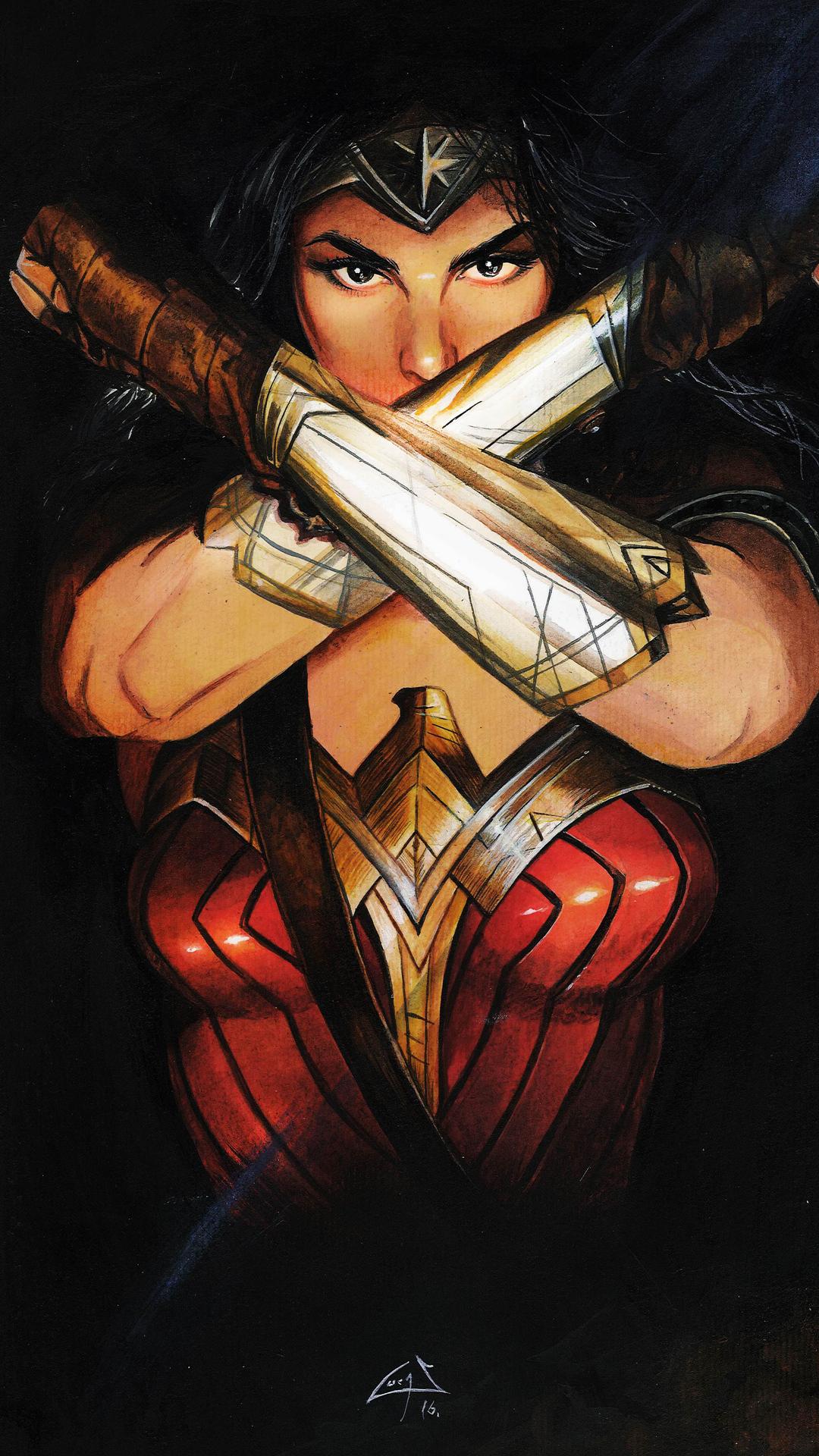 1080x1920 wonder woman HD wallpaper, background